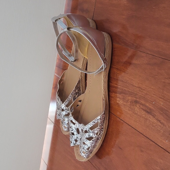 Sparkly Flat Sandles - Size 9 (Brazilian size 38) - Picture 4 of 6